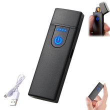 Touchscreen Ignition Usb Charging Light/er,Rechargeable USB Electronic Ligh-ter,Flameless Windproof Light/er for Candles,Cooker,Fire Starter|USB Ligh