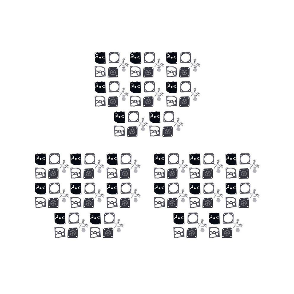 24 Set Carburetor Repair Kit Trimmer Parts Rb-100 Gasket Diaphragm For Hs45 Fs55 Fs38 Bg45 Mm55 4137 Zama C1q 6031748371552