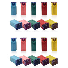 20pcs Automotive Tall Profile Box Shaped Micro-Fuses Box Shaped Fuse Kit (20A/30A/40A/50A/60A, 4pcs Each)
