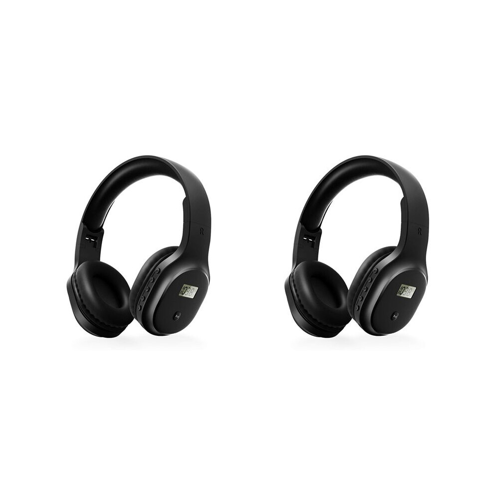 2X Portable Fm Radio Headphones Wireless Headset Fm Radio Walkman For Jogging, Mowing, Cycling, Fm Receiver 6031910131335