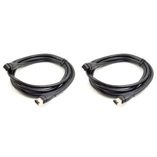 2X FireWire IEEE 1394B Cable 9Pin to 6Pin 800Mbps Data Cable ( 1.8Meter)