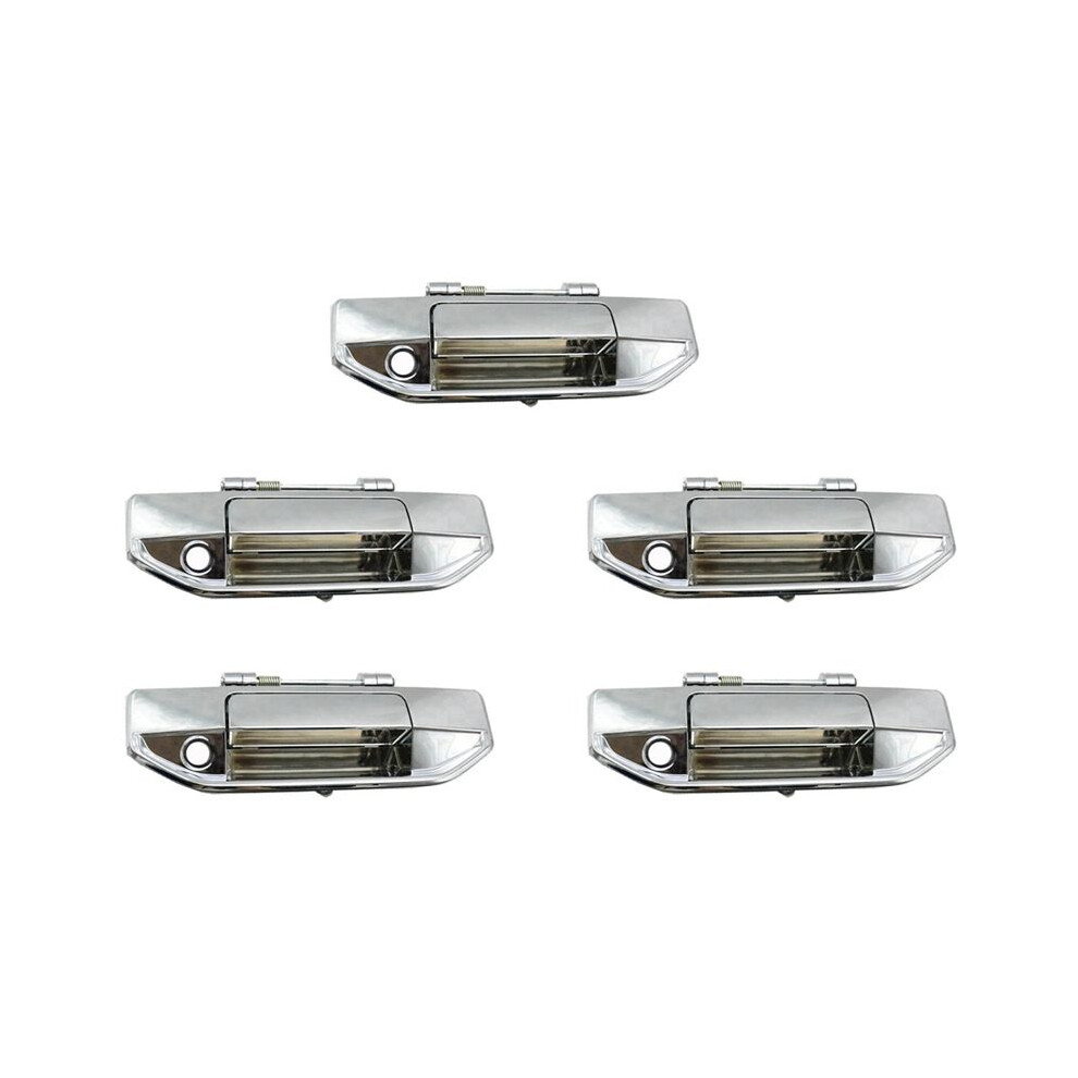 5X Car Tailgate Handle For Hunter F70 Cargo Box Handle Rear Trunk Handle Tail Door Buckle Electroplating Handle Light 6032977603117