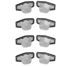 LED License Plate Light Lampshade for CR-V HR-V Accord 8-Pieces Tag Lamp Assembly Replacement