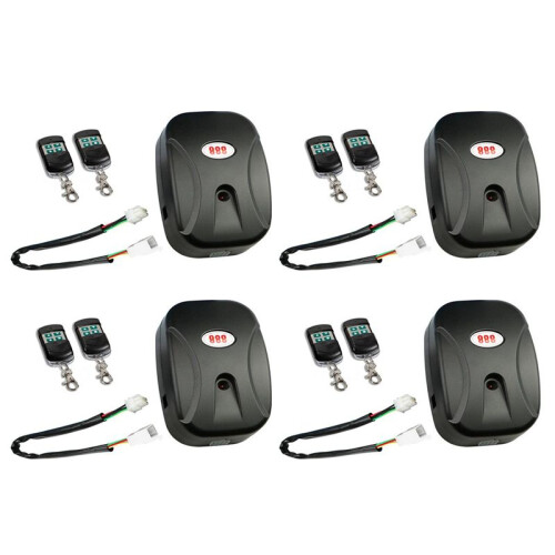 4X Universal Garage Door Wireless Remote Controls Chain Type External Electric Roller Shutter Door Controller 433Mhz