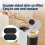 20Pcs Charcoal Filter for Compost Bucket 6.7 Inch Kitchen Activated Carbon Compost Bin Filter Replace for Countertop Bin 1