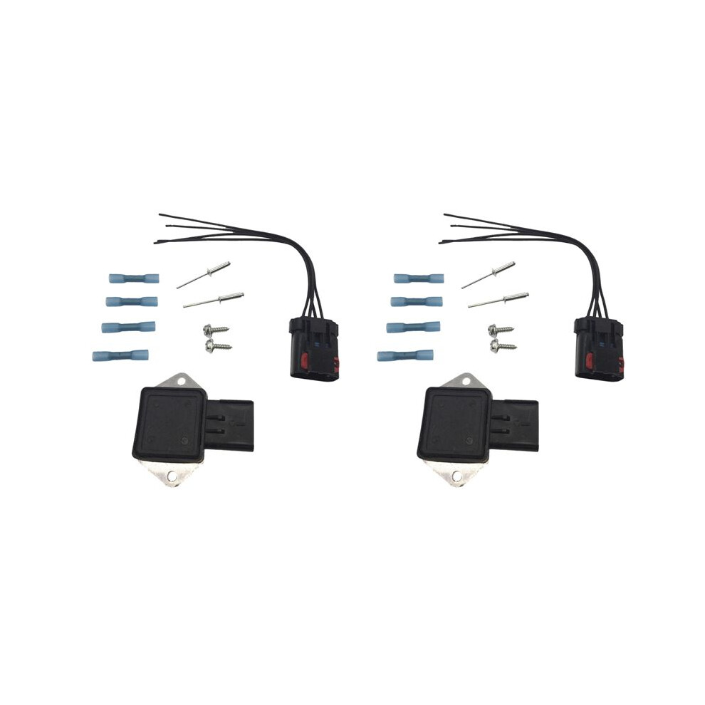 2X Radiator Cooling Fan Relay Wire Wiring Harness Pigtail Connecto For Town & Country Neon 5017491Ab 6031475283395