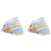 30Pcs Dustless Chalk Set with Chalkboard Eraser, Colored Chalk with Holder,Color Sidewalk Chalk for Kids, Chalk Paint