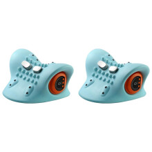 2X New Therapist Neck Massager, Electric 4D with Heat, Ergonomic Angle for Deep Tissue Pain Relief
