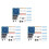3X Electronic Digital Clock Kit C51 Microcontroller Learning Board DS1302 Rotating LED Module DIY Production Parts 1