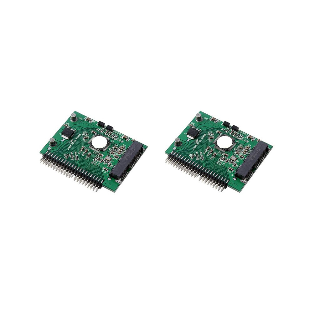 Photos - Cable (video, audio, USB) 2X MSATA SSD to 44 Pin IDE Converter Adapter As 2.5 Inch IDE HDD PCI E Express Converter Adapter for Laptop