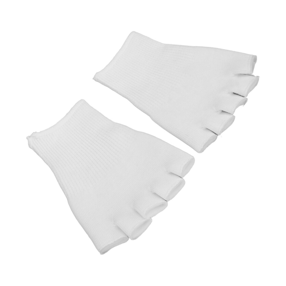 Skin-Friendly Gel Toe Socks Moisturising Open Toe Socks for Cracked Skin 1 Pair