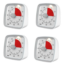 4X 60-Minute Timer, Classroom Classroom Timer, Countdown Timer for Kids and Adults,  Management Tool Gray