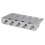 2X 5 String Verdikte Bas Zadel Brug Pull String Plaat voor 5 String Elektrische Bas Gitaar Accessoires Zilver 7