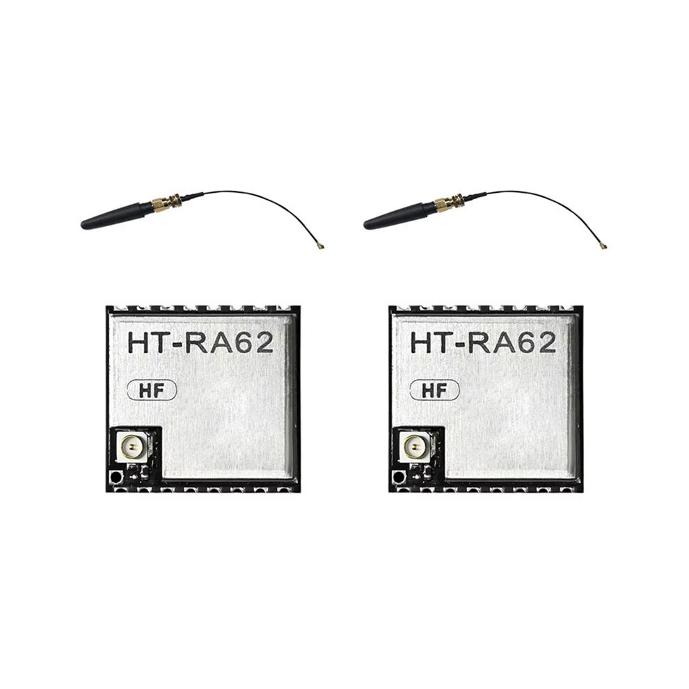 Photos - Console Accessory 2X HT-RA62 LoRa Series Module with Antenna 868-915MHz SX1262 Low Power Consumption Spread Spectrum Communication Module
