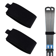 Adjustable Ski Ties, 2pcs Ski Straps Ski Straps Fasteners Adjustable Ski Wraps Eva Ski Fastener Ski Bands With Protective Pads For Carrying Ski And P