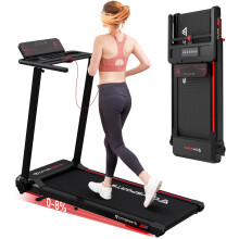 CITYSPORTS Folding Treadmill, Under Desk Walking Machine, 8% Incline Treadmills for Home, 12km/h Portable Treadmill, 1400W Motor Walking Pad Foldable