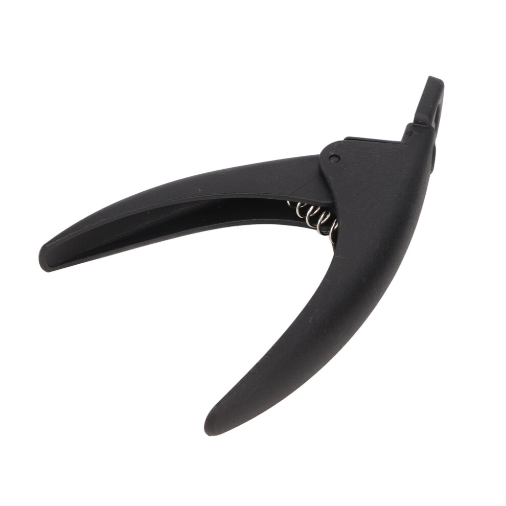 Black Stainless Steel Portable Nail Tip Cutter for Manicure DIY