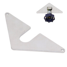 Secure Hose Faucet Plate Easy 10-Min Install Includes Screws & Plugs