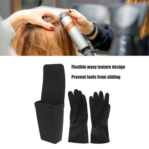 Hitzebeständige Silikon-Tasche Lockenstabhalter 2