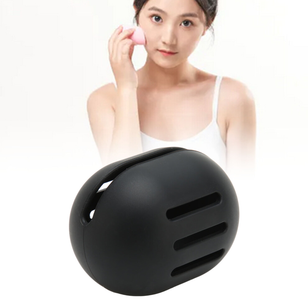 Soft Silicone Ventilated Makeup Sponge Holder for Home and Travel