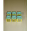 RinTalen 6 PIECES GREEN TRIANGLE CHALK 1