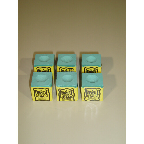 RinTalen 6 PIECES GREEN TRIANGLE CHALK
