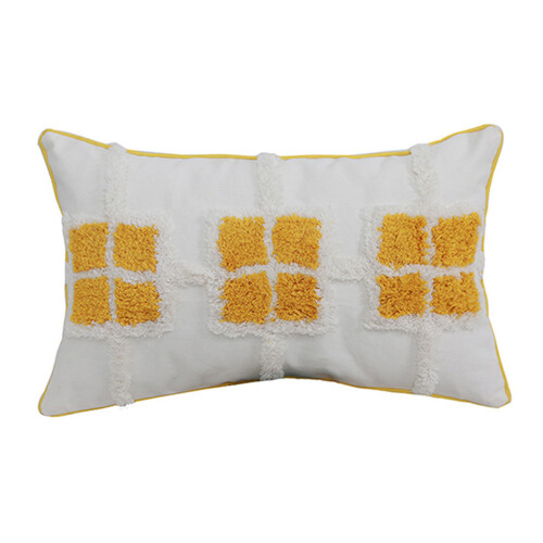 Housse de coussin touffetée style Boho, coussin lombaire, taie-2