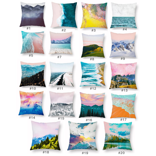 Housse de coussin imprimée en Polyester, taie-T-60079-12 1