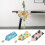 Drapeau de chemin de table de luxe en satin-Forêt tropicale rose 3