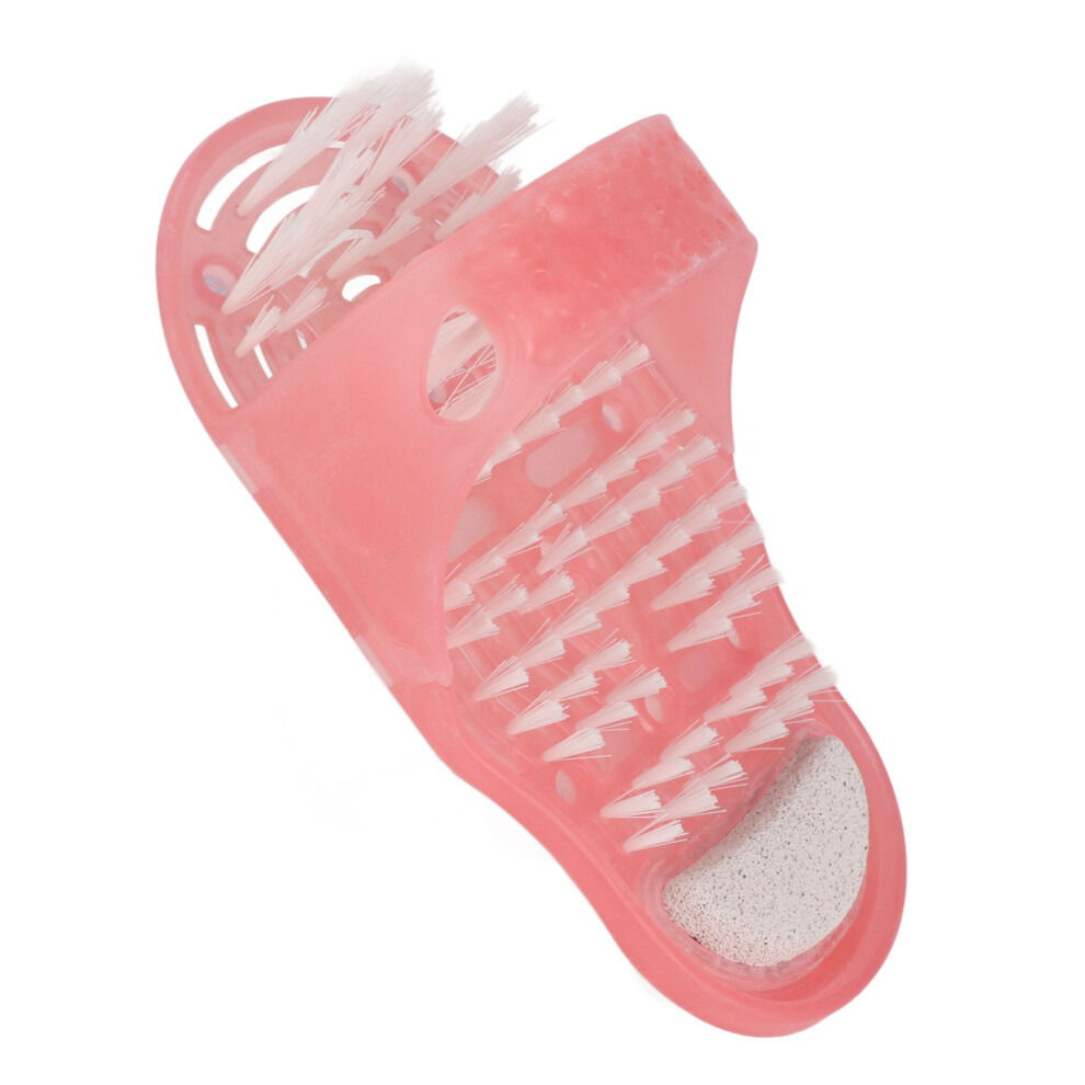 Pink Comfortable Foot Spa For Reduce Stress, Exfoliating Foot Massager With Soft Material For Dead Skin Removal, Improve Blood Circulation (Pink)