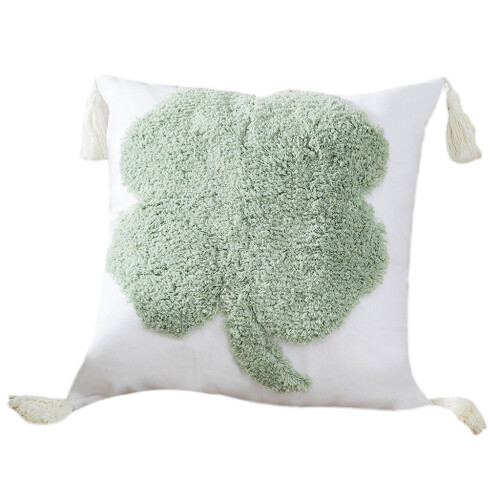Housse de coussin décorative touffetée style Boho, coussin-8067