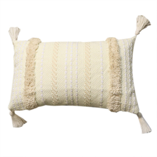 Coussin lombaire de Style marocain, pour-30*50cm blanc crème