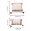 Coussin lombaire de Style marocain, pour-30*50cm blanc crème 3