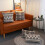 Housse de coussin tissée touffetée style bohème, coussin-2 3