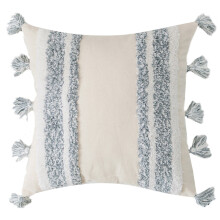 Housse de coussin touffetée style Boho,-Barre verticale 45*45cm