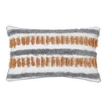 Housse de coussin tissée et touffetée, style Boho, coussin de-4