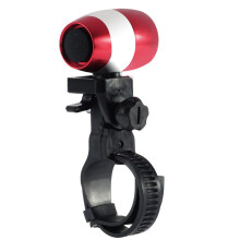 Clacson per bicicletta con sirena di avvertimento, suono di polizia per bicicletta, luci LED, clacson elettrico impermeabile e potente per uso