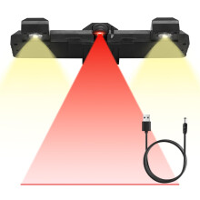 Laser Dart ThrowToe Line Marker 2 in 1 Adjustable Laser Throw Line and LED