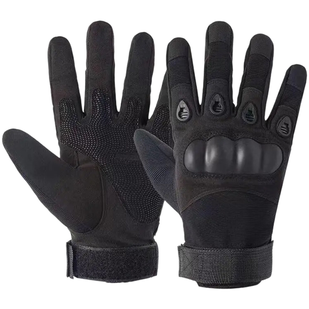Tactical Gloves For Outdoor Enthusiasts, Touchscreen Fingers Motorcycle Gloves With Hard Knuckle Protective Design, Anti Slip And Durable Riding Gear 9463374465768