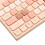84 Keys Wireless Bluetooth Keyboard, 2000mAh, Milk Tea Color 6