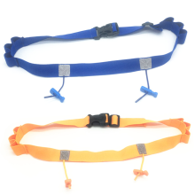 Professional Triathlon Accessories, Fitness Enthusiasts Adjustable Waist Belt with Reflective Stripe, Ideal for Night Visibility Outdoor Activities (2