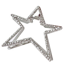 Vielseitiges Modeaccessoire: Sternförmige Haarspange mit angenehmem Tragekomfort, leichte Metallspange mit starkem Halt und rutschfestem Design.