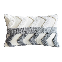 Housse de coussin touffetée tissée nordique moderne pour-30*50cm
