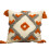 Oreiller touffeté gris orange pour étui avec pompon, coussin-2 1