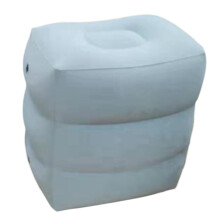 Oreiller gonflable de repose-pieds de voyage à 3-38x30x43cm L