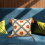 Oreiller touffeté gris orange pour étui avec pompon, coussin-2 6