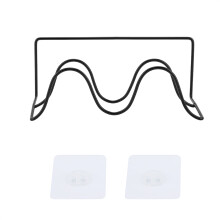 Shoe Shelves Double Layer, Wall Mounted Shoes Rack Organizer with Space Saving Hanging Design Self Adhesive Hook, Sturdy And Durable Iron Shoe Holder