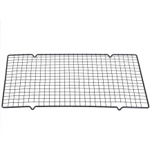 Grelha de arame própria para forno, resistente à água, para assar, grelha antiaderente de aço carbono para resfriamento, com design de