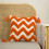 Oreiller touffeté gris orange pour étui avec pompon, coussin-2 7