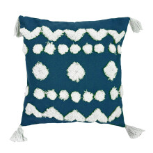 Oreiller à pompon touffeté nordique, housse de coussin- 1-45*45